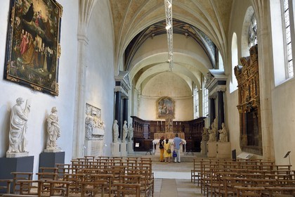 France, Meurthe-et-Moselle (54), Nancy, le Palais Ducal (Palais des Ducs de Lorraine) et musée lorrain, église des Cordeliers
