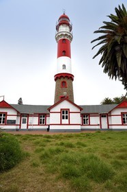 Namibia, Erongo region, Swakopmund seaside resort founded in 1892 by German settlers, the lighthouse