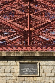 France, Cantal (15),les gorges de la Truyère, viaduc de Garabit des ingénieurs Léon Boyer pour la conception et Gustave Eiffel pour la réallisation