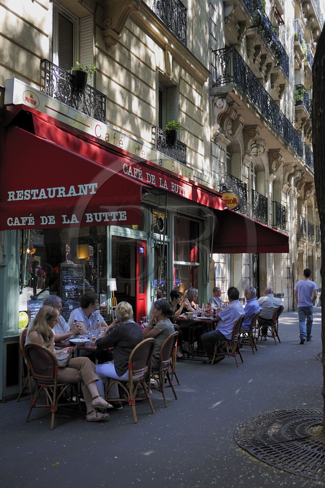 France, Paris (75), le Café de la Butte rue Caulaincourt