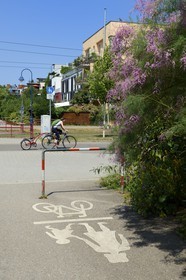 Germany, Baden-Wurttemberg, Freiburg im Breisgau, ecological Vauban quarter, most of its inhabitants live without a car