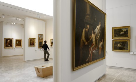 France, Finistere, Quimper, musee des Beaux Arts, french painting collection