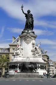 France, Paris (75), place de la République