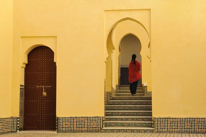 Maroc, Meknès, ville impériale, mausolée de Moulay Ismaïl