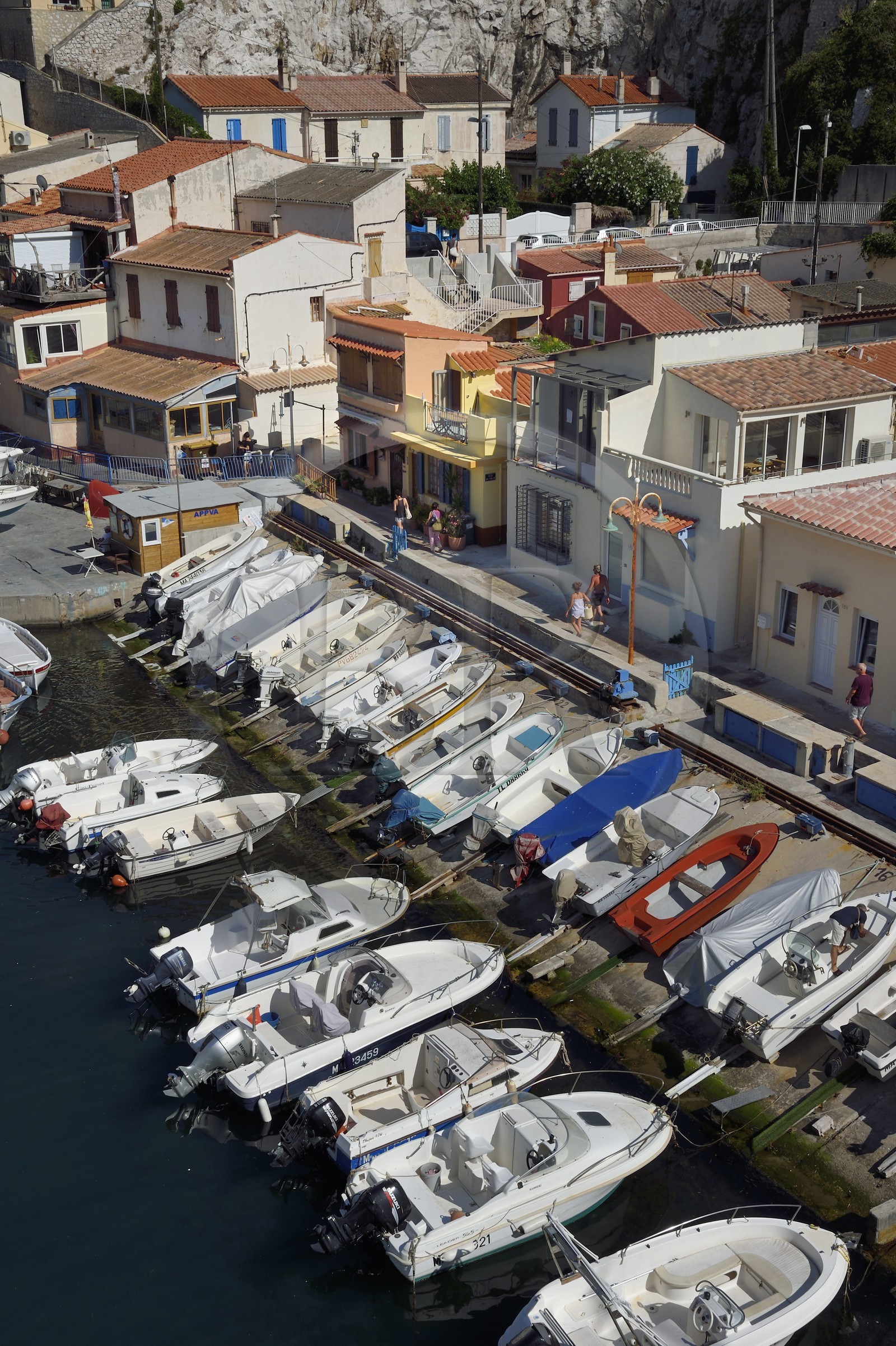 France, Bouches du Rhone, Marseille, Endoume district, Vallon des Auffes