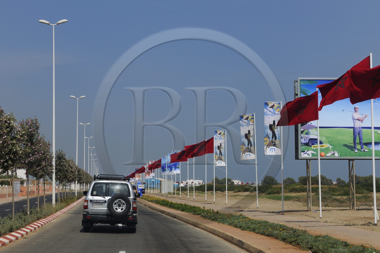 Maroc, région de l'Oriental, station balnéaire de Mediterrania Saïdia