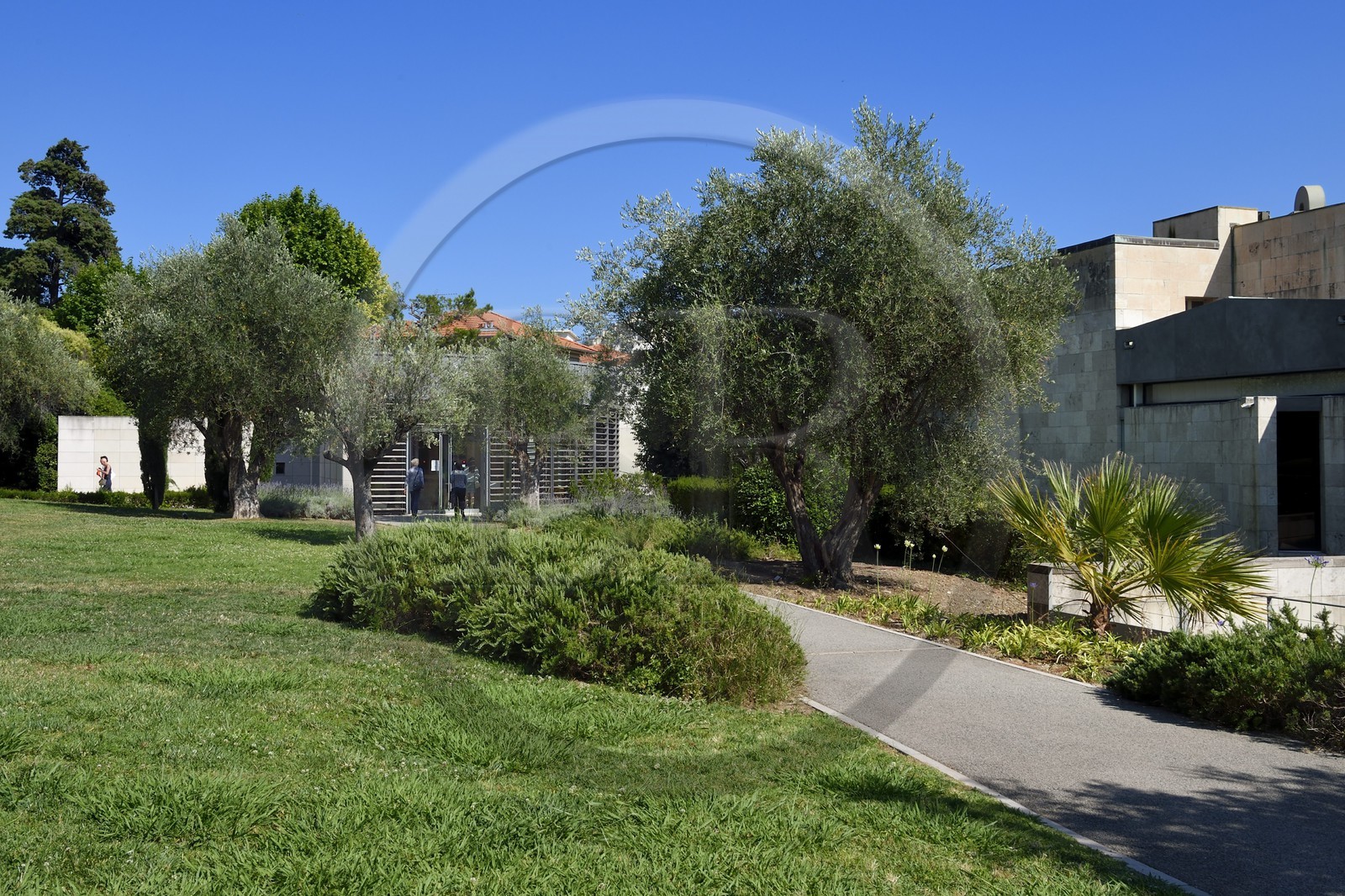 France, Alpes-Maritimes (06), Nice, musée national Marc Chagall de l'architecte André Hermant et créé à l'initiative d'André Malraux,