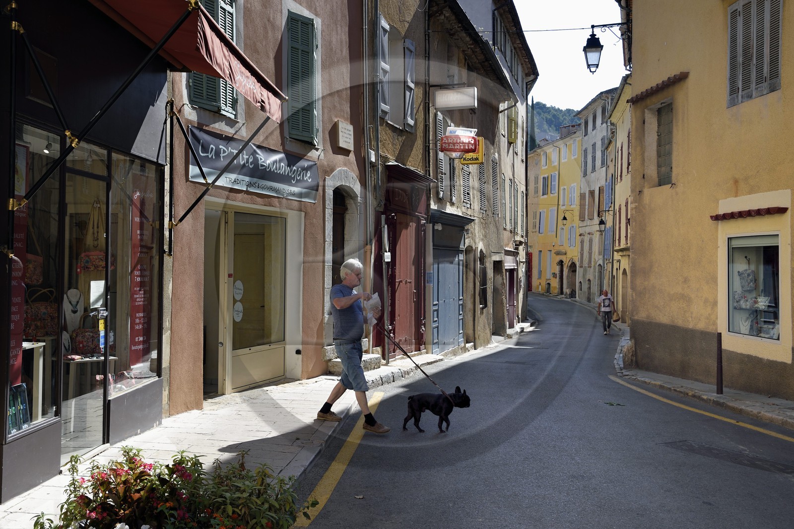 France, Var (83), Provence Verte, Cotignac, boulangerie