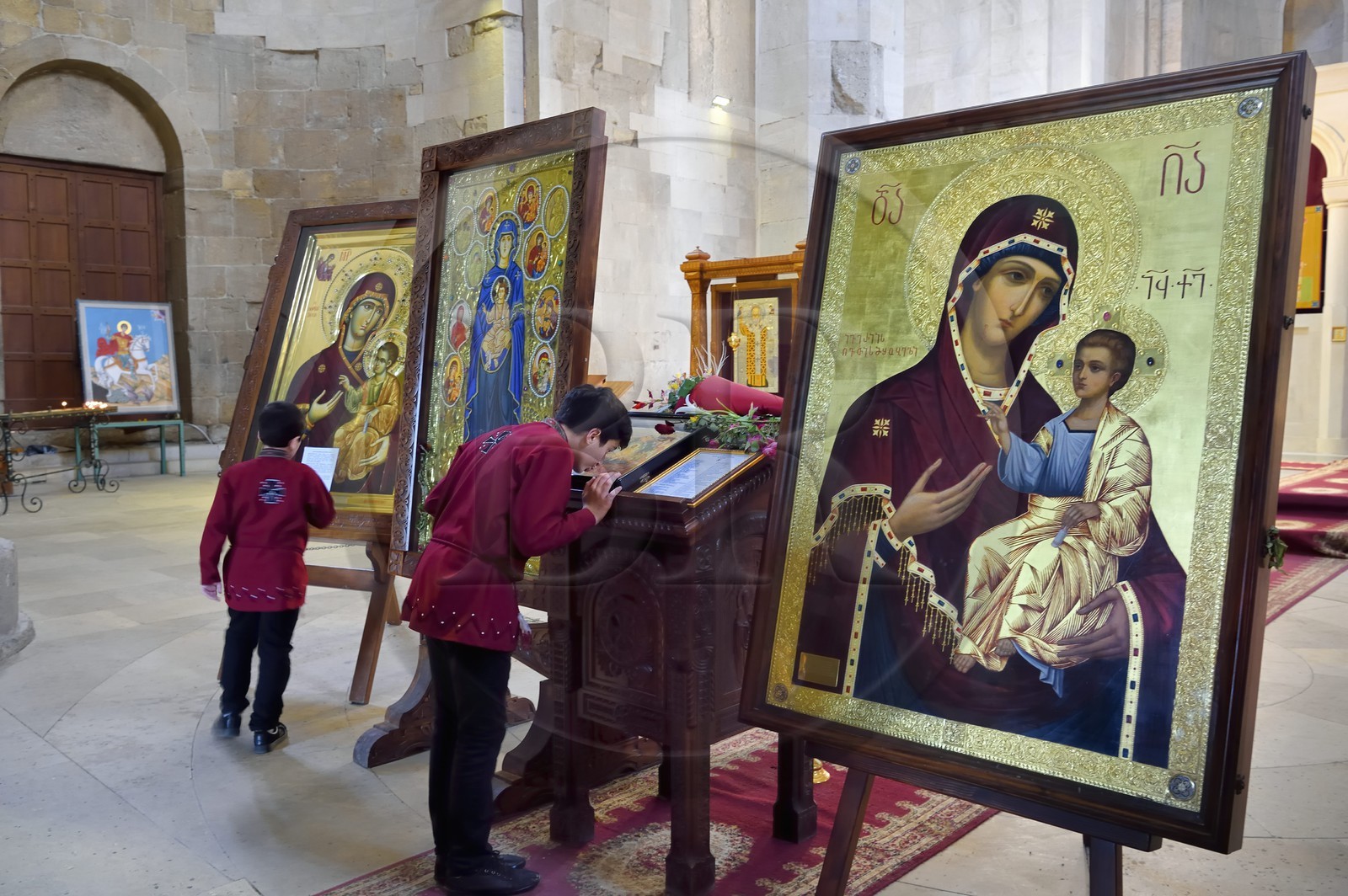 Géorgie, Iméréthie, Kutaissi, la Cathédrale de Bagrati, classée Patrimoine Mondial de l'UNESCO