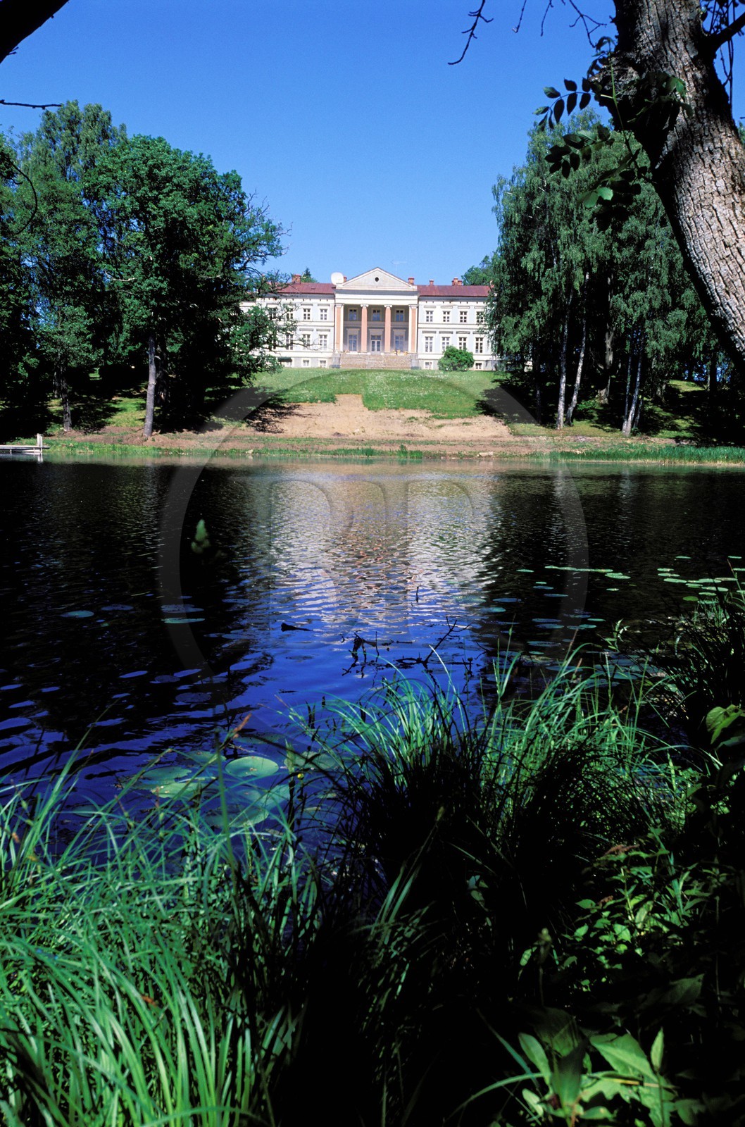 Latvia (Baltic States), Kurzeme region, neo-classic castle of Nogale around Talsi