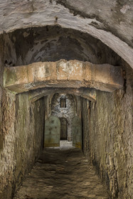 France, Bouches-du-Rhône (13), Marseille, Citadelle de Marseille (Fort Saint-Nicolas, le haut fort appelé fort d’Entrecasteaux), les souterrains