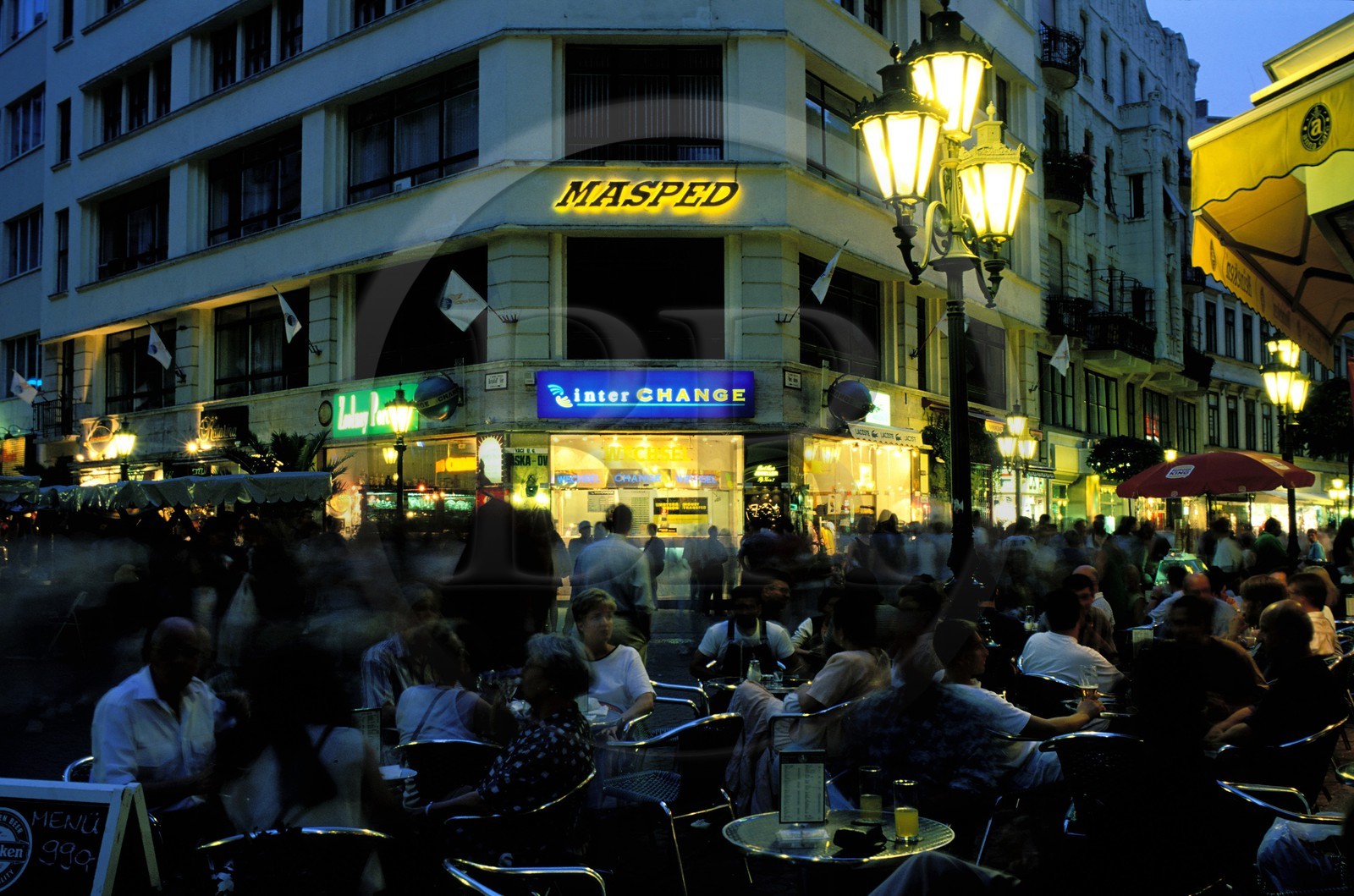 Hungary, Budapest (Pest), Vaci street, the most fashionable street of the city