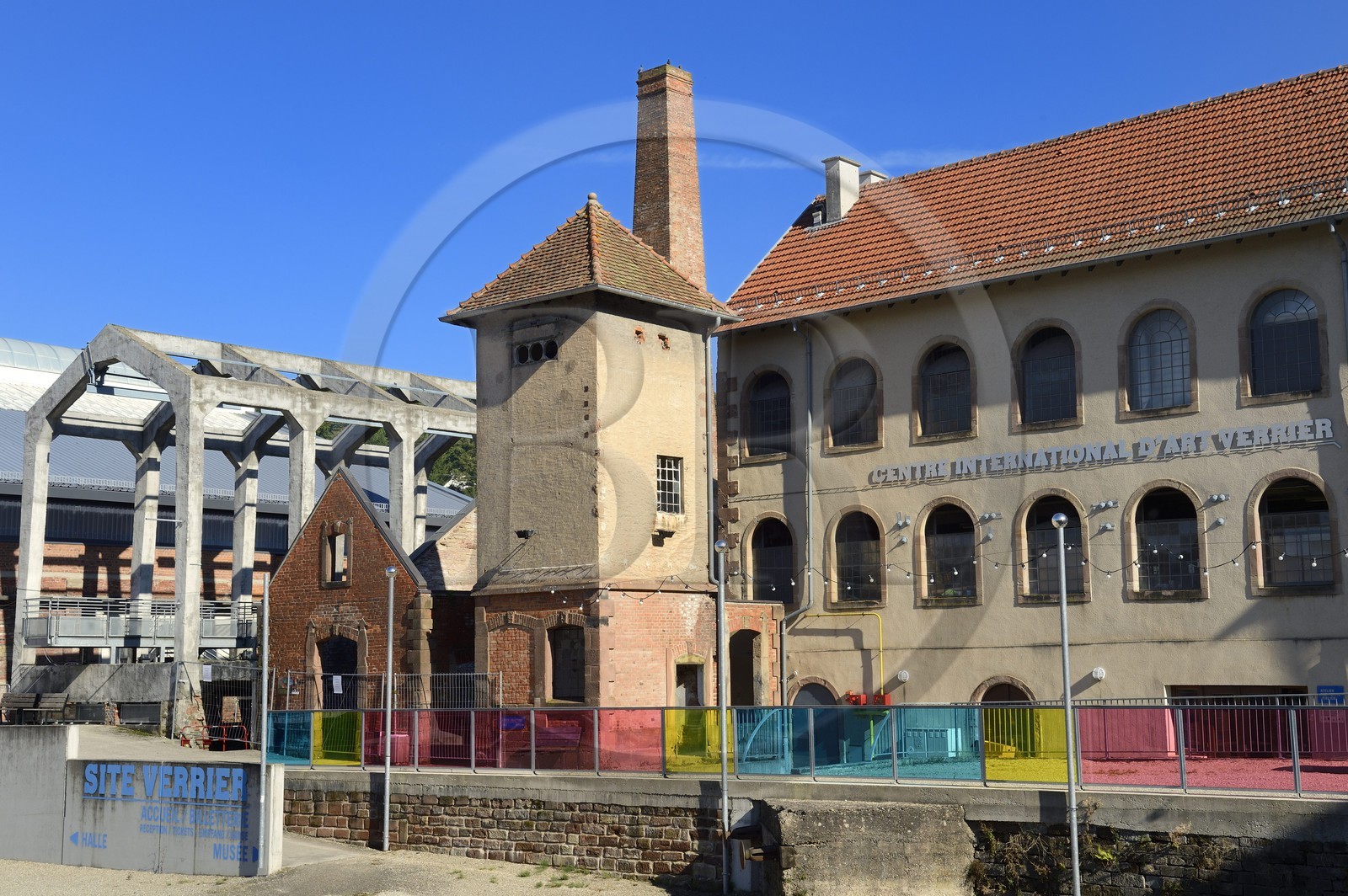 France, Moselle, Meisenthal, Centre international d'Art verrier (CIAV) (international glass centre)