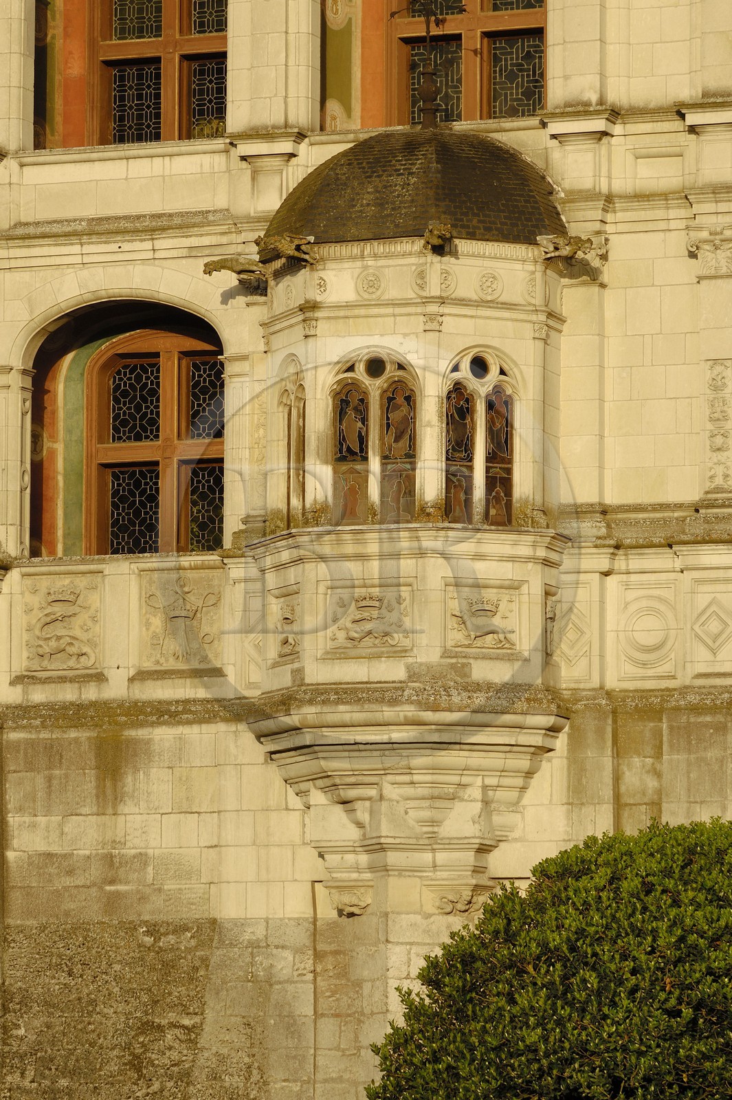 France, Loir-et-Cher (41), vallée de la Loire classée au Patrimoine Mondial de l'UNESCO, château de Blois, façade de l'aile François 1er