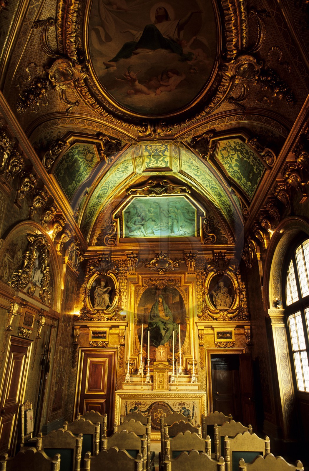France, Paris (75), le Palais du Luxembourg, la Présidence, chapelle du couvent des Filles du Calvaire