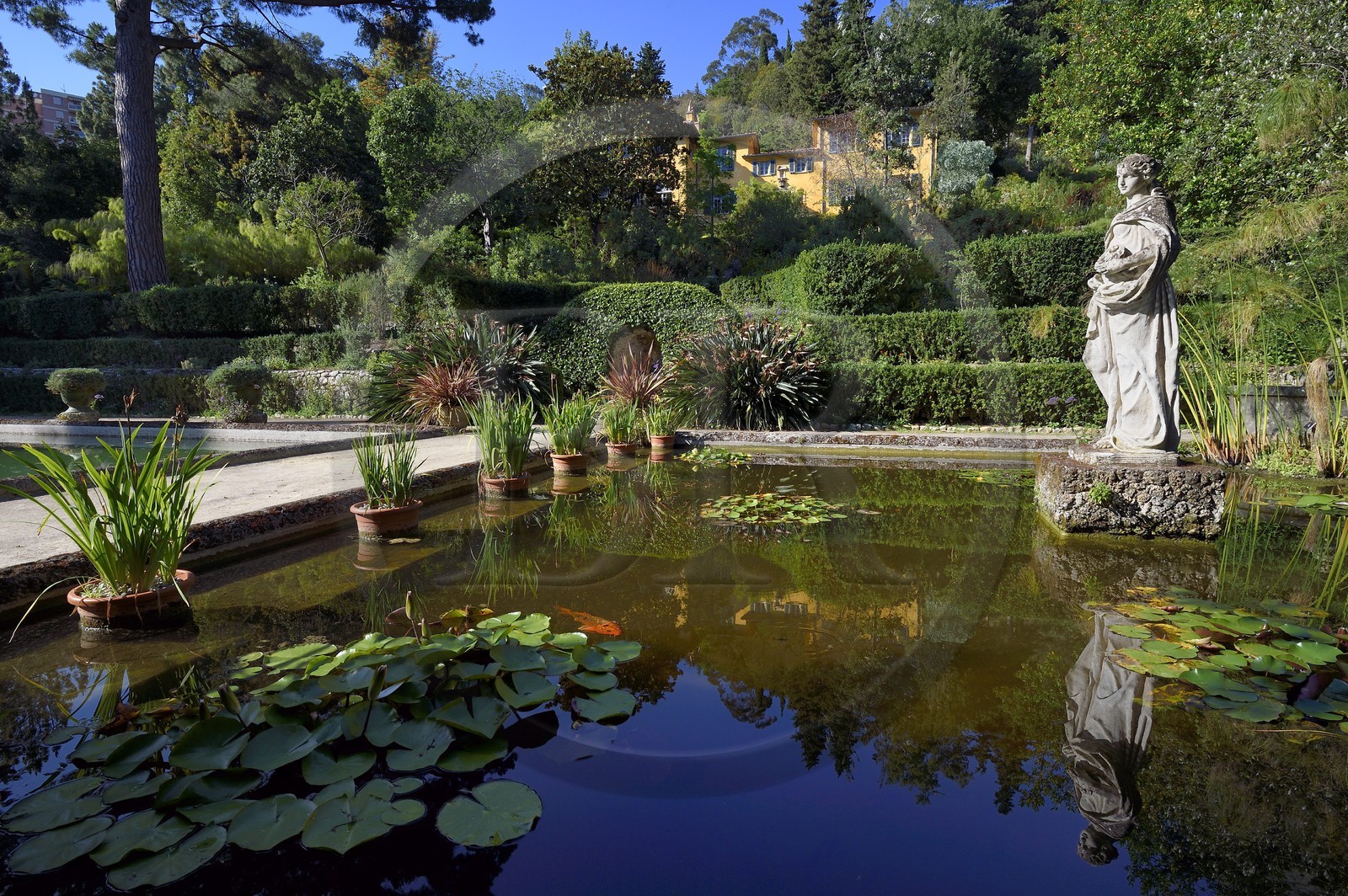 France, Alpes-Maritimes (06), Menton, le jardin Serre de la Madone et la villa du major Lawrence Johnston