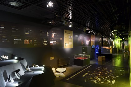 France, Dordogne (24), Jumilhac-le-Grand, le musée Galerie de l'Or