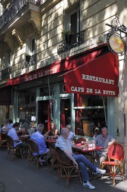 France, Paris (75), le Café de la Butte rue Caulaincourt