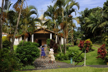 France, Reunion island (French overseas department), catholic church of Bois-Blanc south of Piton Sainte Rose