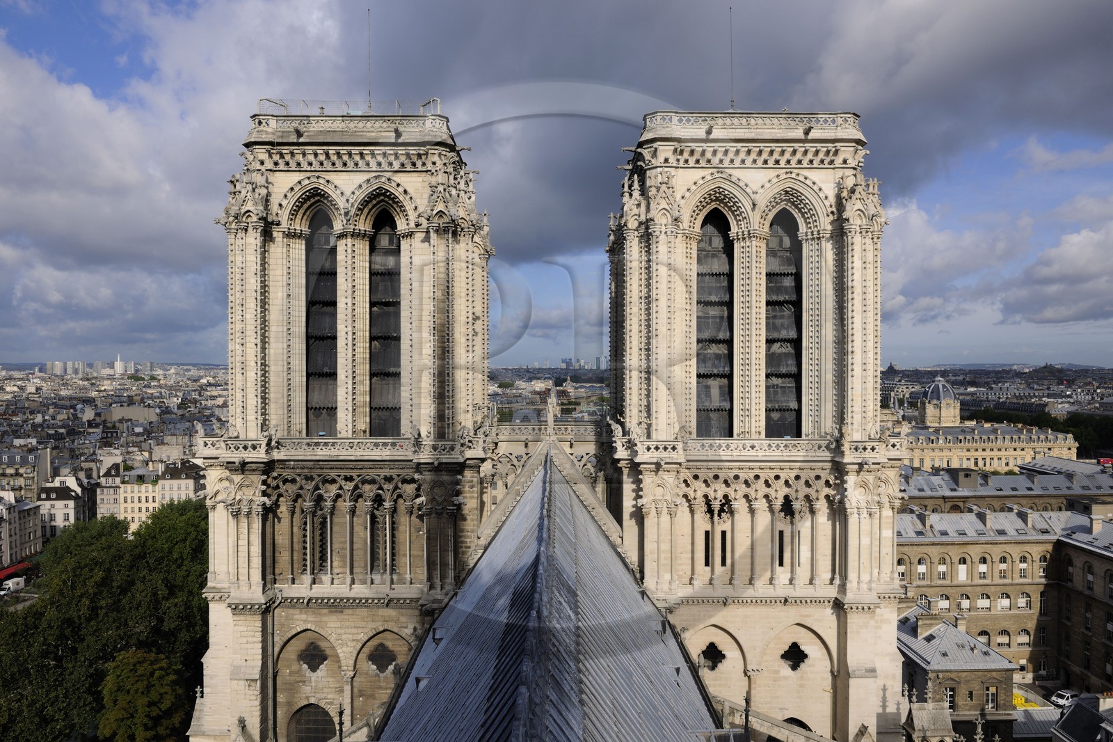 France, Paris (75), île de la Cité, la cathédrale Notre-Dame