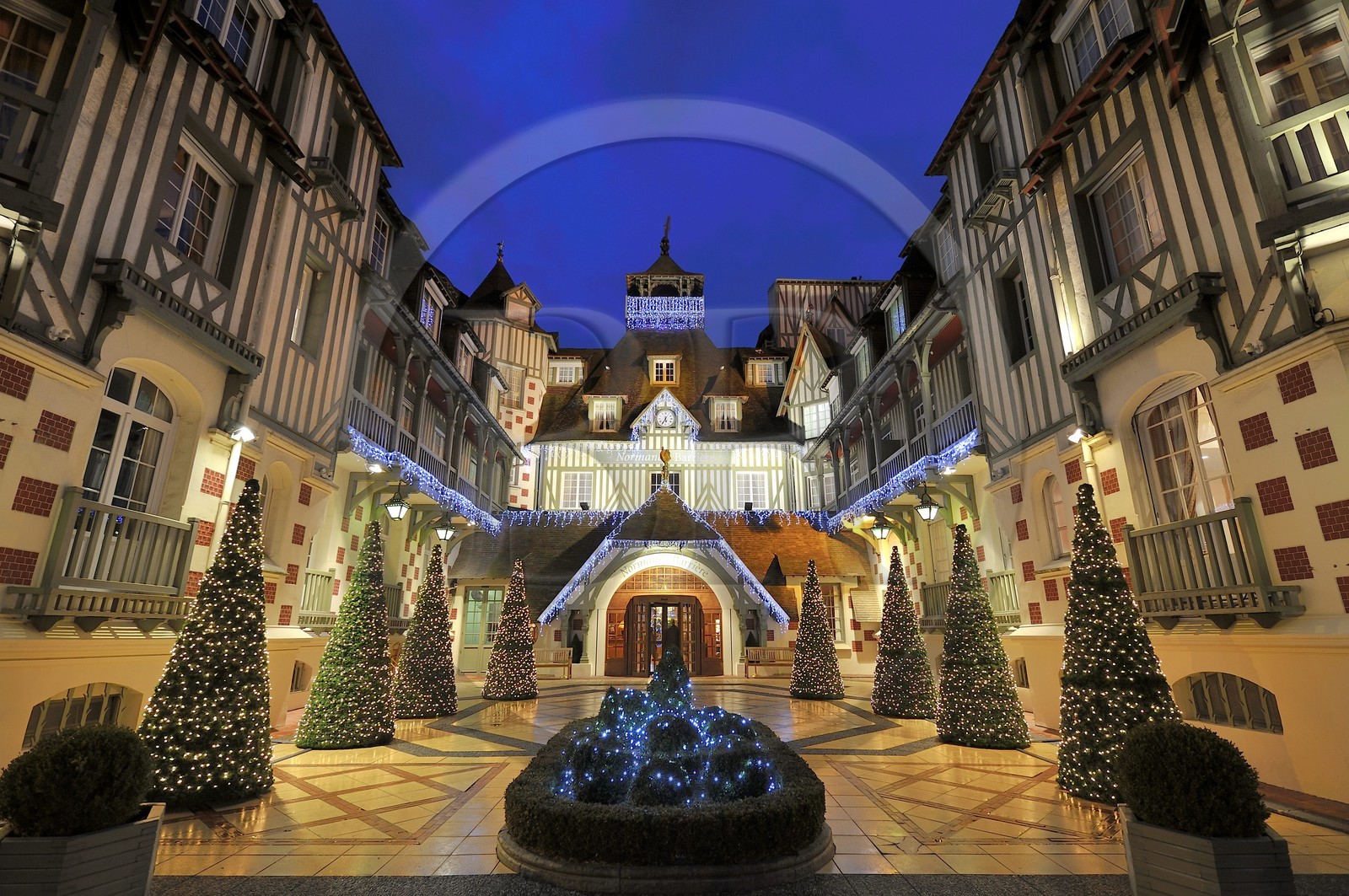 France, Calvados, Pays d'Auge, Deauville, Normandy Hotel (Barriere group)