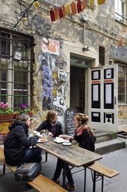 Allemagne, Berlin, Spandauer Vorstadt dans Berlin-Mitte, Scheunenviertel, espace alternatif de Haus Schwarzenberg sur Rosenthaler Strasse 39