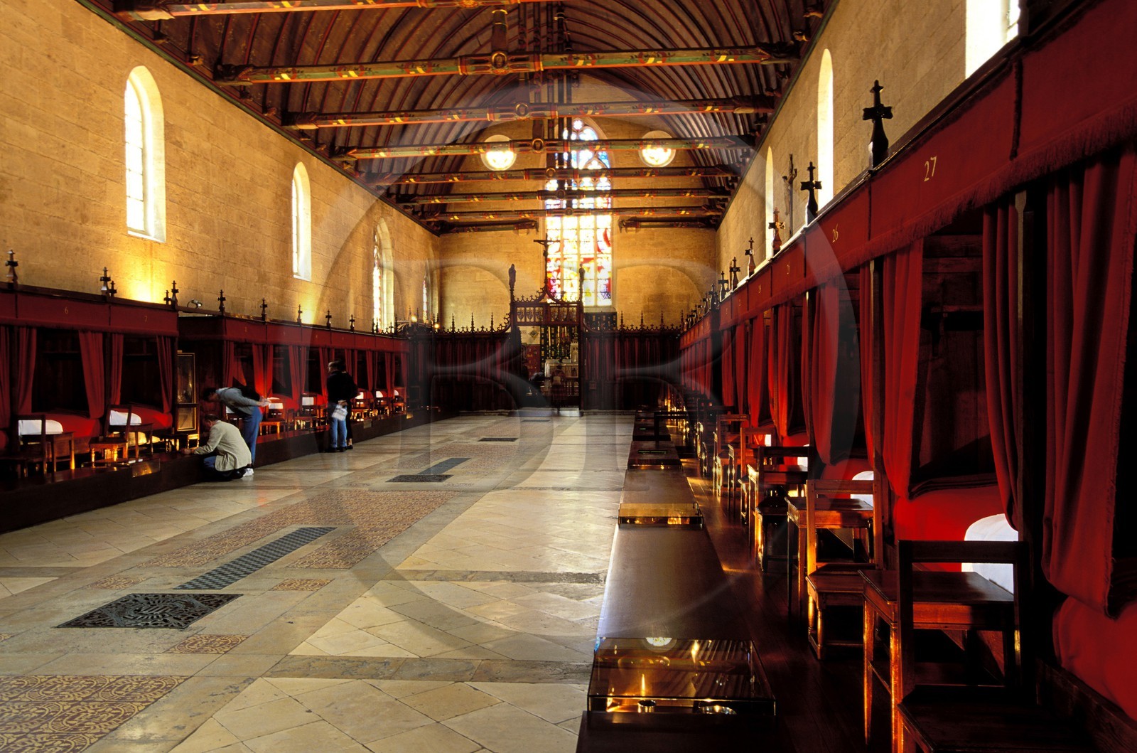 France, Côte-d' Or (21), l' Hôtel-Dieu de Beaune, Grand' salle appelée aussi salle des pauvres