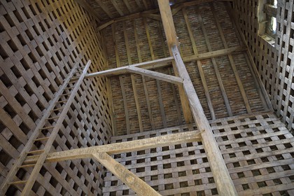 France, Calvados, Pays d'Auge, Crevecoeur en Auge castle, Schlumberger Museum Foundation, the dovecote