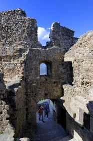 France, Aude (11), Pays Cathare, le château de Quéribus