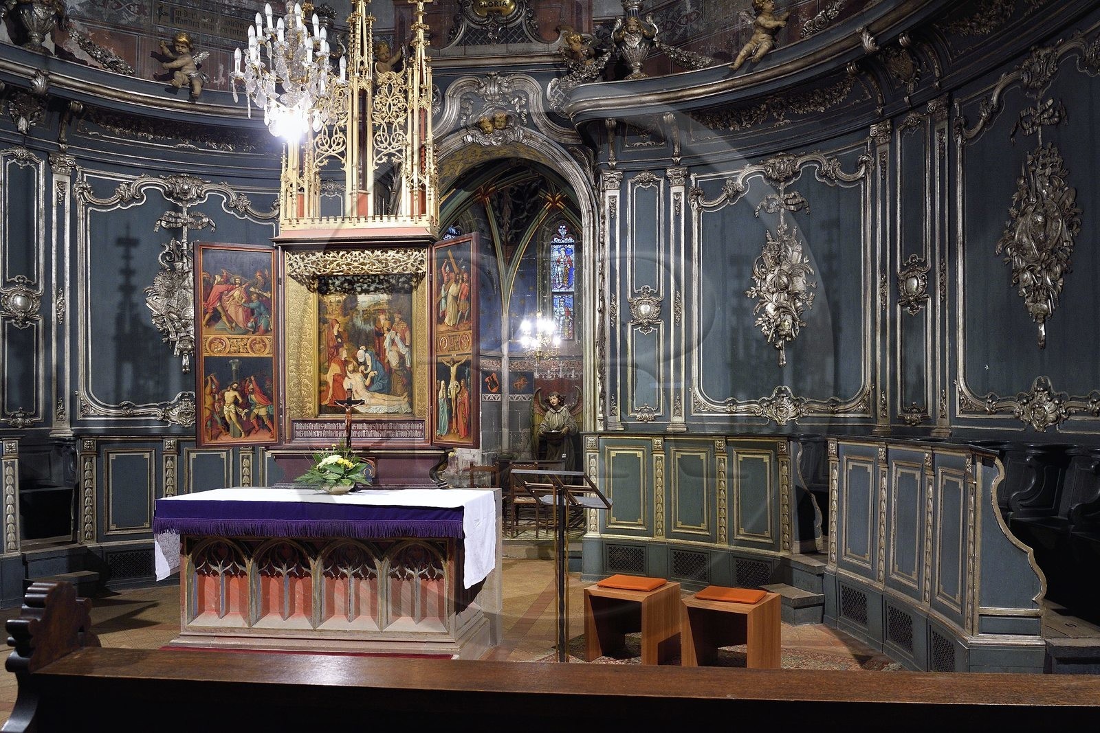 France, Bas Rhin, Strasbourg, old town listed as World Heritage by UNESCO, Saint Pierre le Jeune protestant church