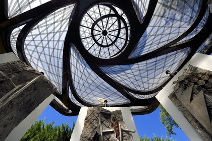 France, Var, Le Muy, Fondation Bernar Venet, chapel designed by Frank Stella to accommodate his monumental works