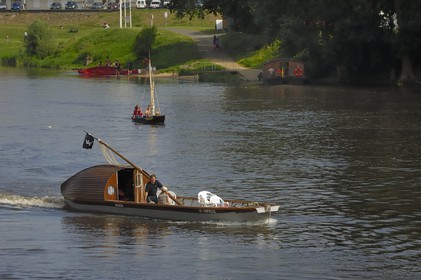 France, Indre et Loire, Loire Valley listed as World Heritage by UNESCO, Chinon, Vienne River