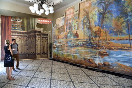 France, Allier (03), Vichy, décor de l'Opéra Aïda datant de 1901 créé pour l'Opéra de Vichy