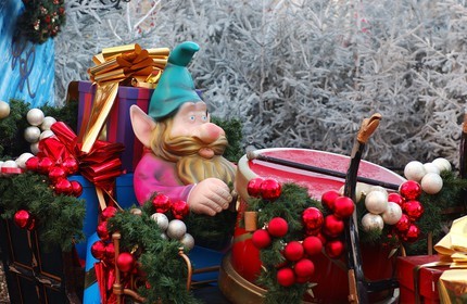 France, Nord, Lille, Christmas market on the Grand Place