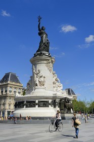 France, Paris (75), place de la République