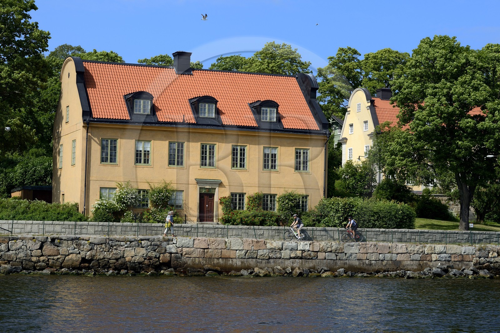 Suède, Stockholm, Djurgarden, ancien batiment des douanes Stora Sjötullen (Blockhusuddstullen)