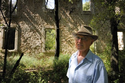 France, Herault, Villeneuvette, former Royal factory, Gerard Maistre descendant of the owners of the factory from 1803 to 1954
