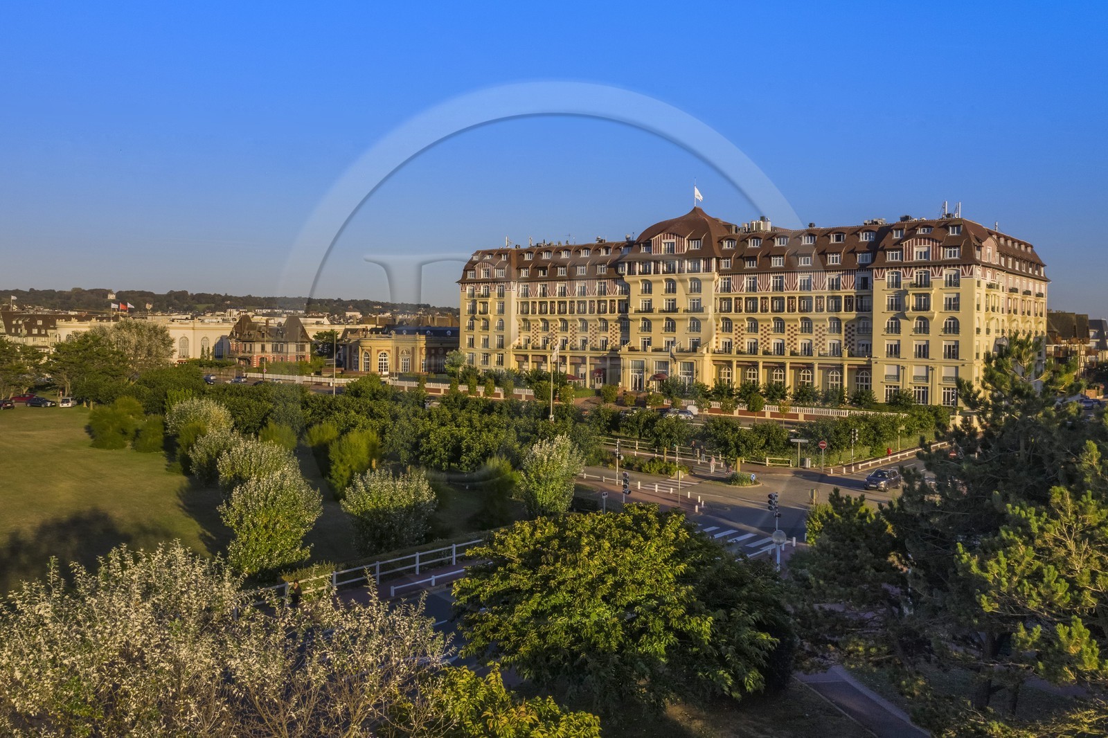 France, Calvados (14), Pays d'Auge, Deauville, l'Hotel Royal Barriere