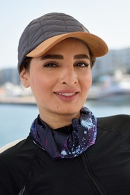 Sultanat d'Oman, Mascate, port de Al-Mouj, la photographe-plongeuse Maisa Al Hooti