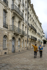France, Loire-Atlantique (44), Nantes, maison d'armateur au 10 quai Turenne sur l'ancienne Ile Feydeau