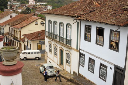 Brésil, Etat du Minas Gerais, ville de Ouro Preto, centre historique classé Patrimoine Mondial de l 'UNESCO (Route de l'or, Estrada Real)