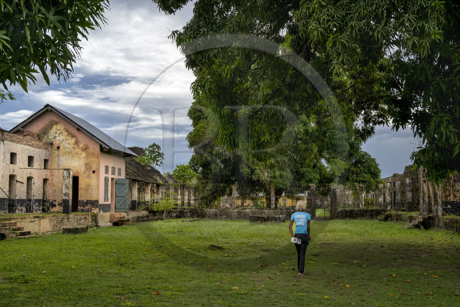 France, Guyane, Saint-Laurent-du-Maroni, bagne ou Camp de la Transportation, les quartiers disciplinaires