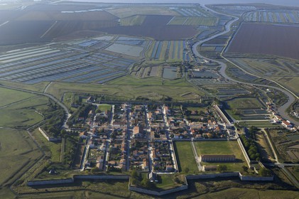 France, Charente-Maritime (17), citadelle de Brouage   (vue aérienne)