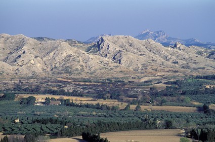 France, Bouches du Rhone, Les Baux de Provence village, labelled Les Plus Beaux Villages de France (The Most Beautiful Villages of France), nestled in the Alpilles foothills