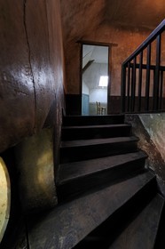 France, Val d'Oise, French Vexin natural regional park, Auvers sur Oise, Ravoux inn, Van Gogh's bedroom in the attic where he died