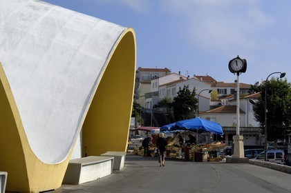 France, Charente-Maritime (17), Royan, le marché central