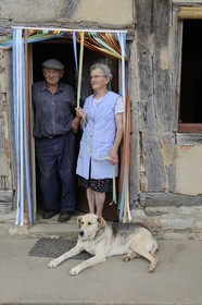 France, Saône et Loire (71), Sagy, la Ferme du Bailly, Paul et Paulette Coulon