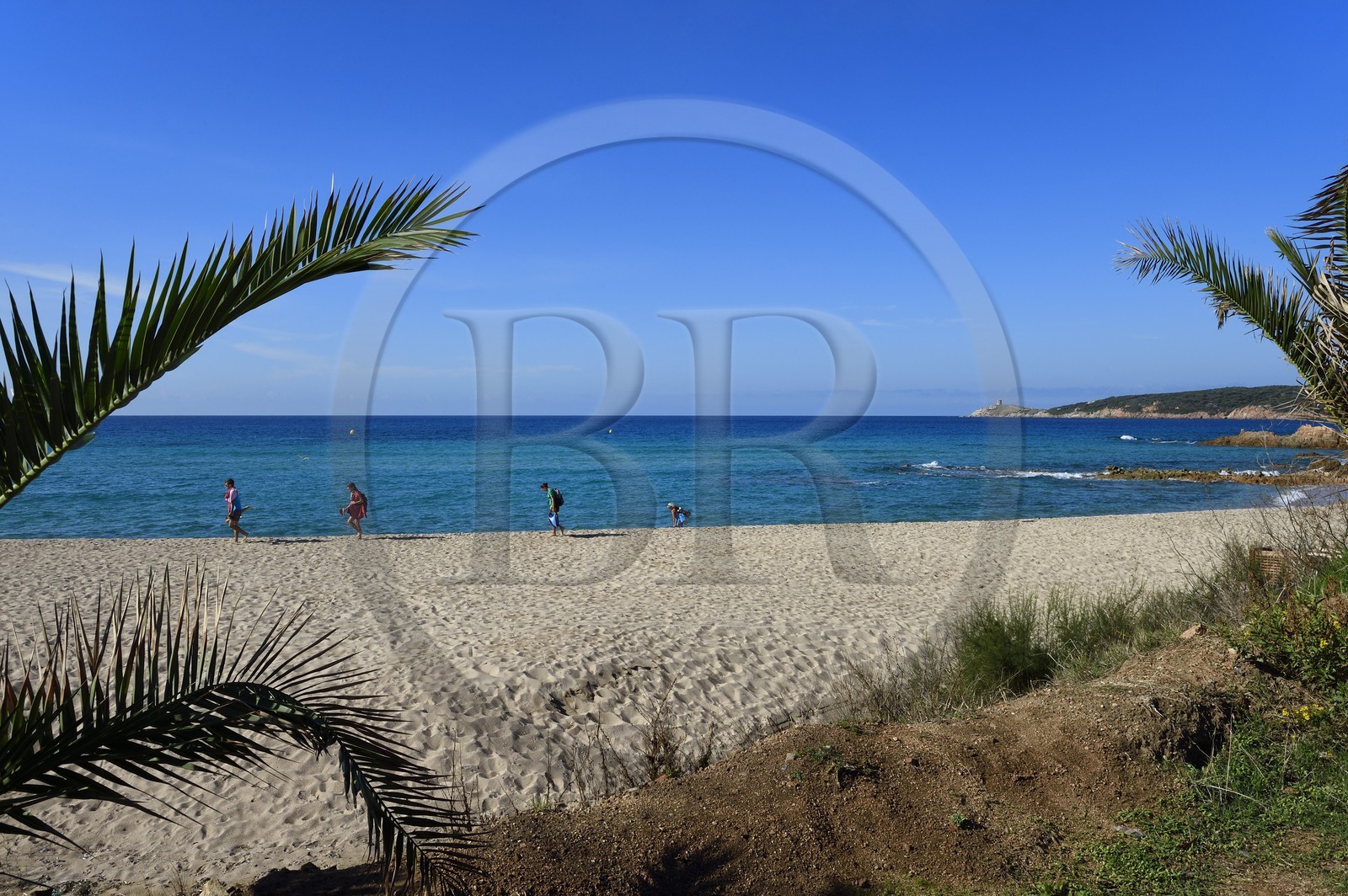 France, Corse-du-Sud (2A), Cargèse, plage du Pero