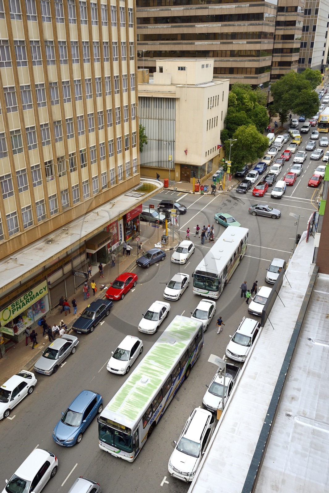 Afrique du Sud, province de Gauteng, Johannesburg, quartier de Braamfontein, De Korte street