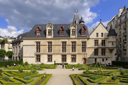 France, Paris, hôtel de Sens, head office .of the Forney Library in the Marais District